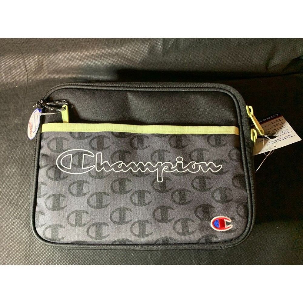 Champion Center Lunch Kit with Tray - Dark Gray Logo